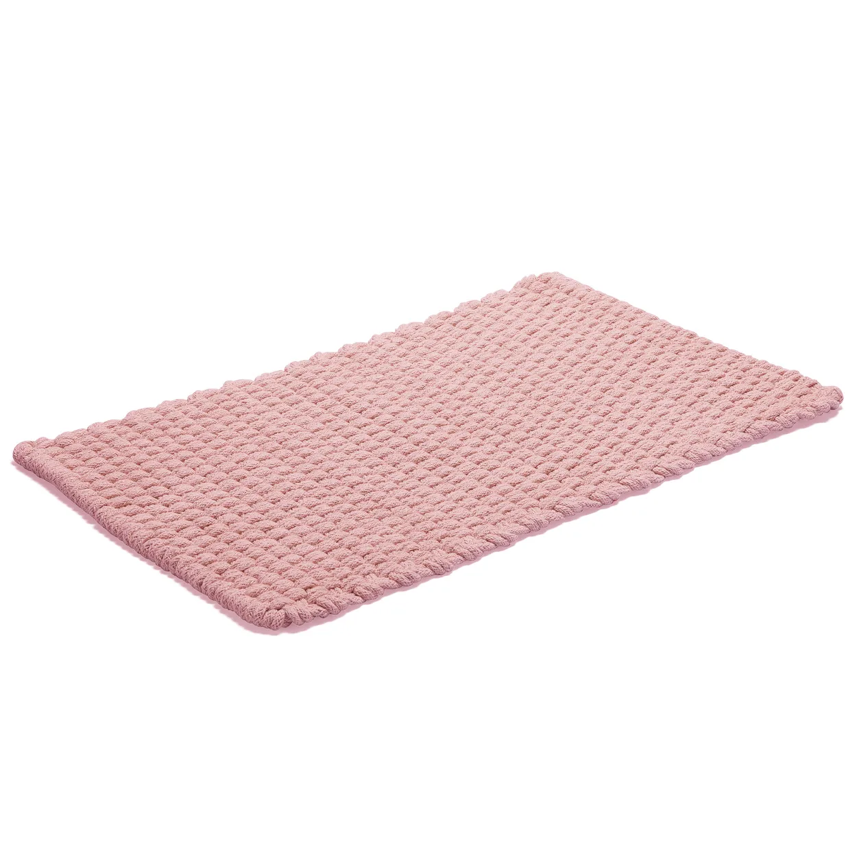 Etol Design Rope rug 50x80 cm Dusty pink | Scandinavian Design | Bath mats | Pink