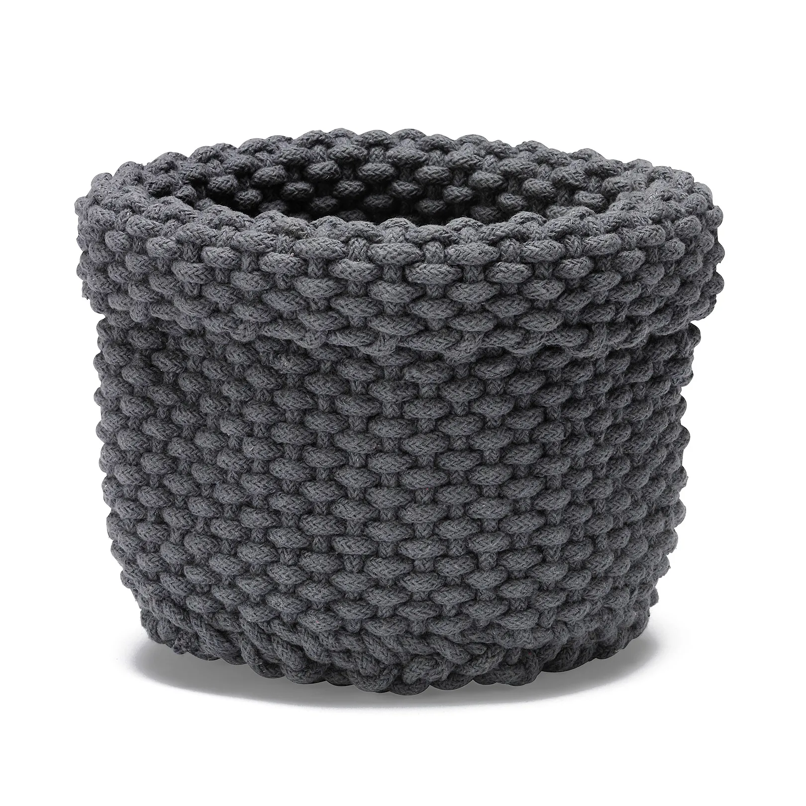 Rope storage basket, graphite grey Etol Design