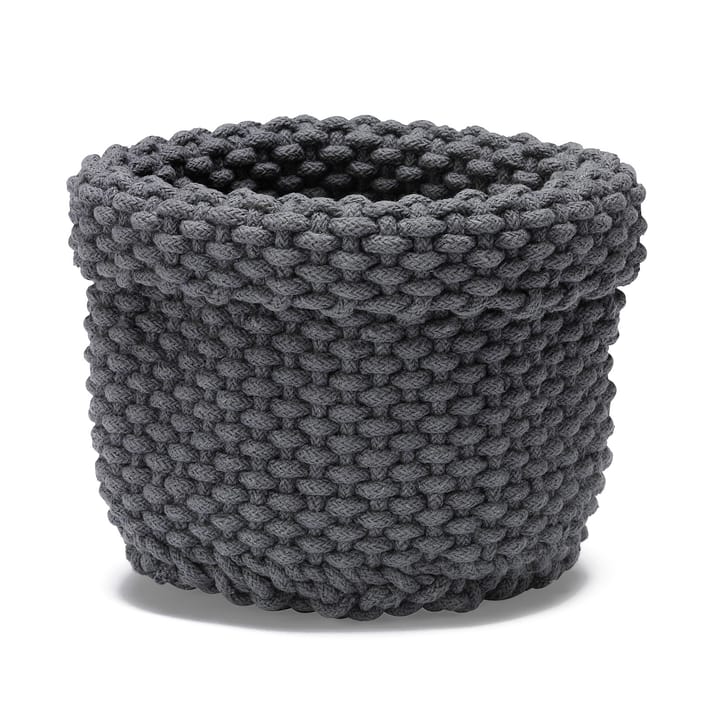 Rope storage basket - graphite grey - Etol Design