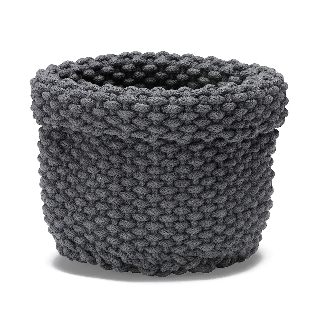 Etol Design Rope storage basket graphite grey | Scandinavian Design | Storage baskets | Grey