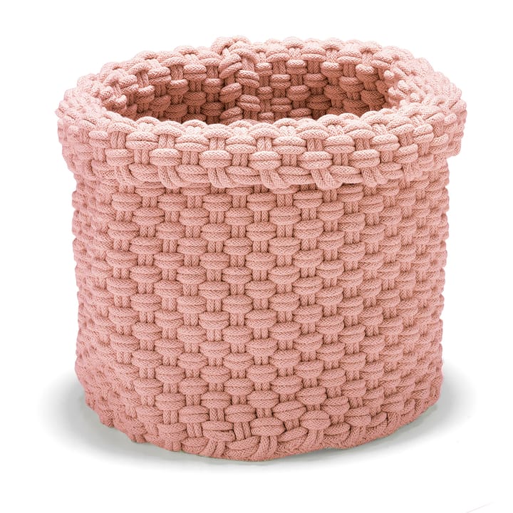 Rope storage box large - Dusty pink - Etol Design