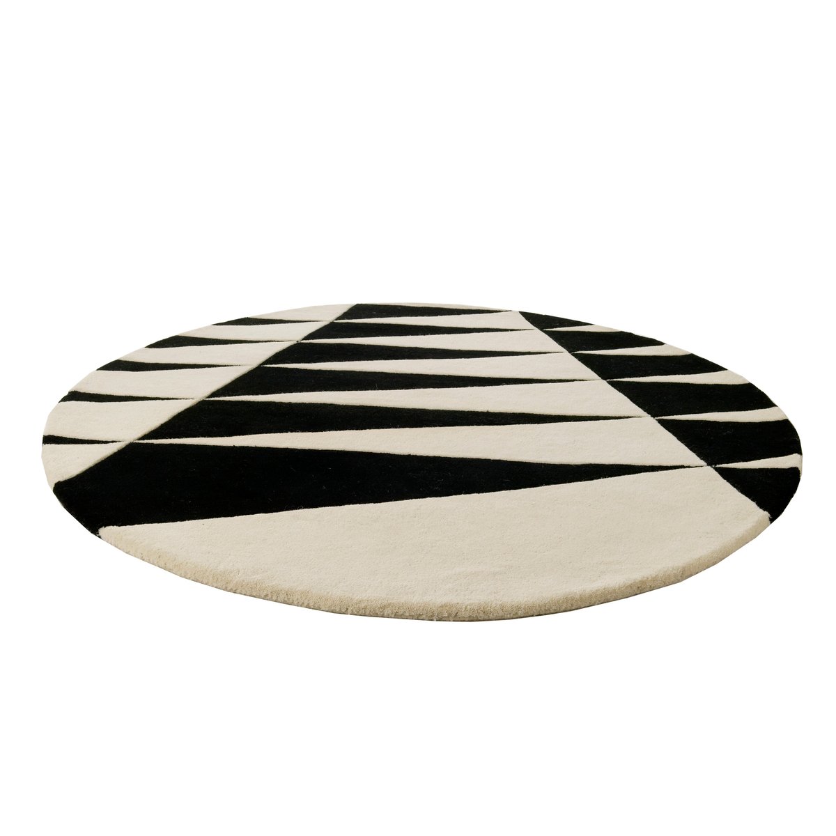 Etol Design Stockholm round rug round o 140 cm | Scandinavian Design | Round rugs | Black