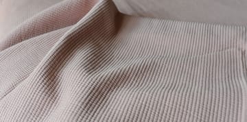 Stripe bedspread stonewashed cotton 180x260 - Dusty rose - Etol Design