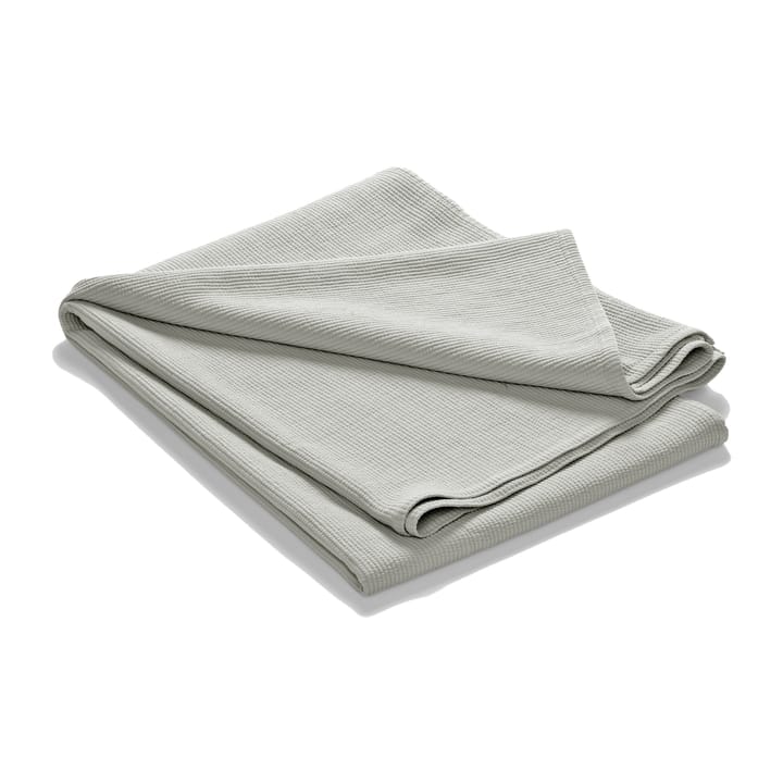 Stripe bedspread stonewashed cotton 180x260 - Light grey - Etol Design