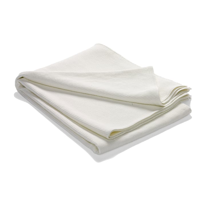 Stripe bedspread stonewashed cotton 180x260 - Off white - Etol Design