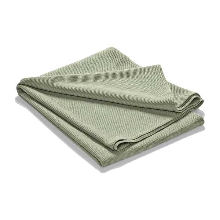 Stripe bedspread stonewashed cotton 180x260 - Sage - Etol Design