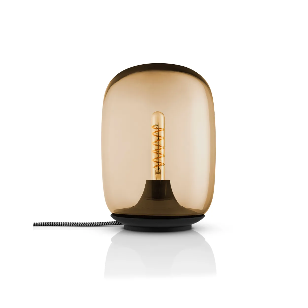 Eva Solo Acorn lamp 21.5 cm Amber | Scandinavian Design | Desk & table lamps | Orange
