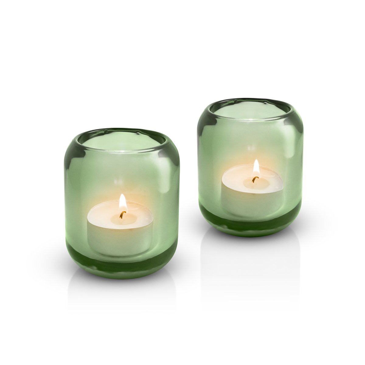 Eva Solo Acorn tealight holder 2 pack Pine | Scandinavian Design | Tea light holders, lanterns & candle dishes | Green