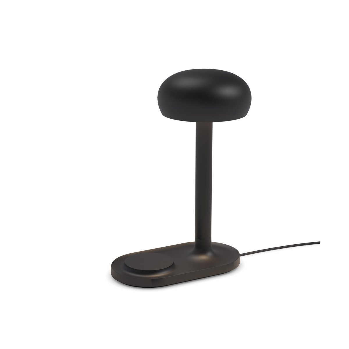 Eva Solo Emendo table lamp with Qi-charger Black | Scandinavian Design | Desk & table lamps | Black