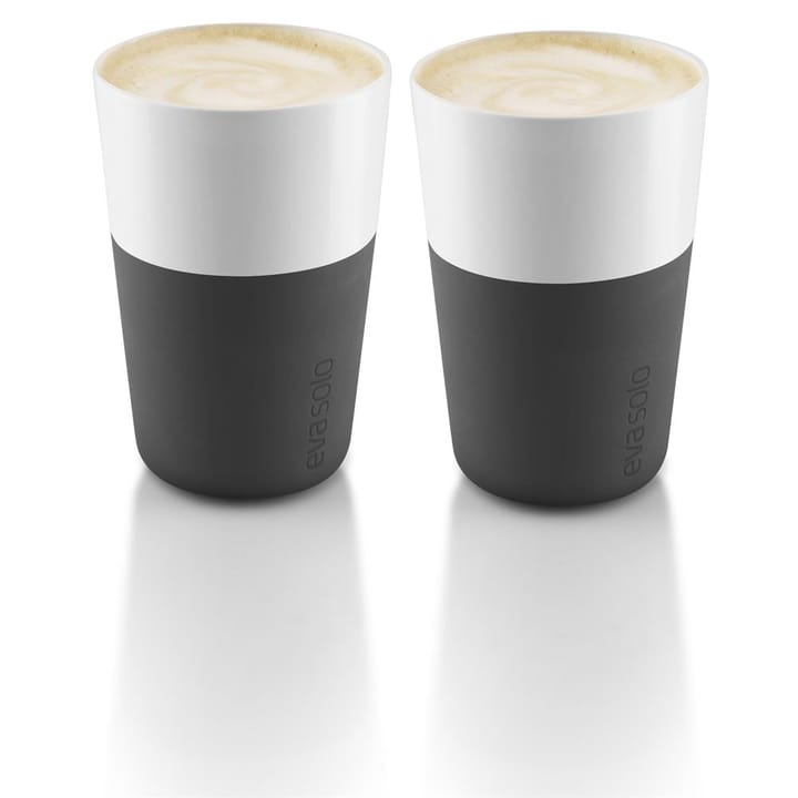 Eva Solo cafe latte mug 2 pack - Black - Eva Solo