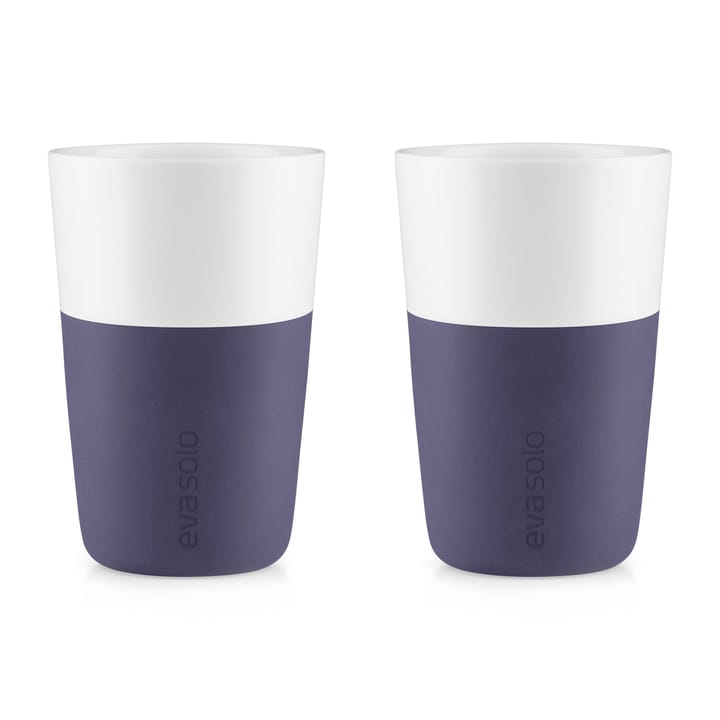 Eva Solo cafe latte mug 2 pack - Violet blue - Eva Solo