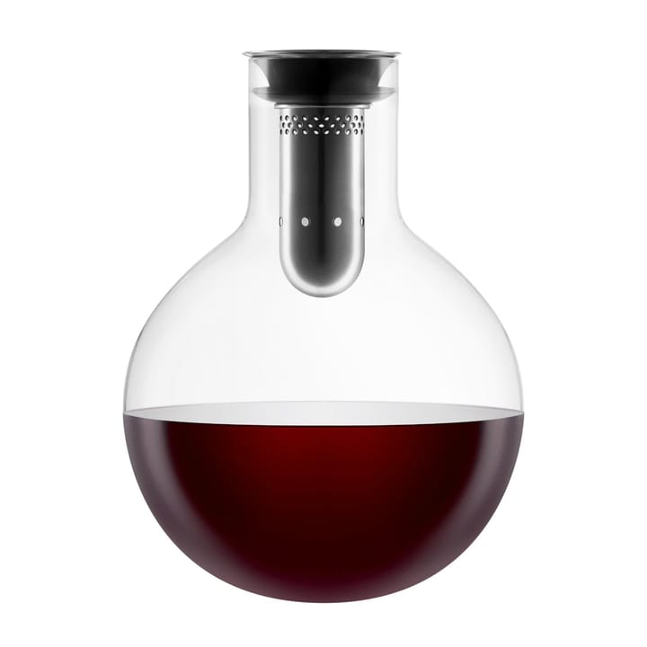 Glass Water or Wine Carafe W/ Lids – 1 Liter (3)