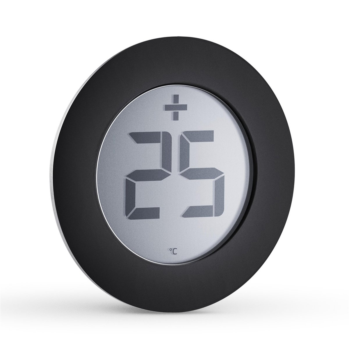 Eva Solo digital thermometer silver-black | Scandinavian Design | Outdoor thermometers | Silver-coloured