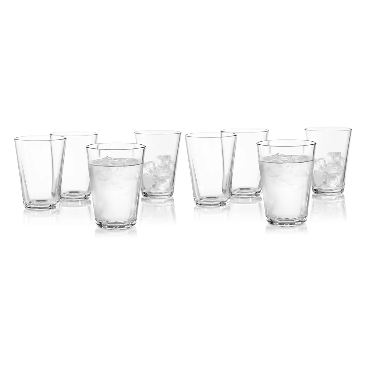 Eva Solo drinking glass 38 cl 8-pack Clear | Scandinavian Design | Drinking glasses & tumblers | Transparent