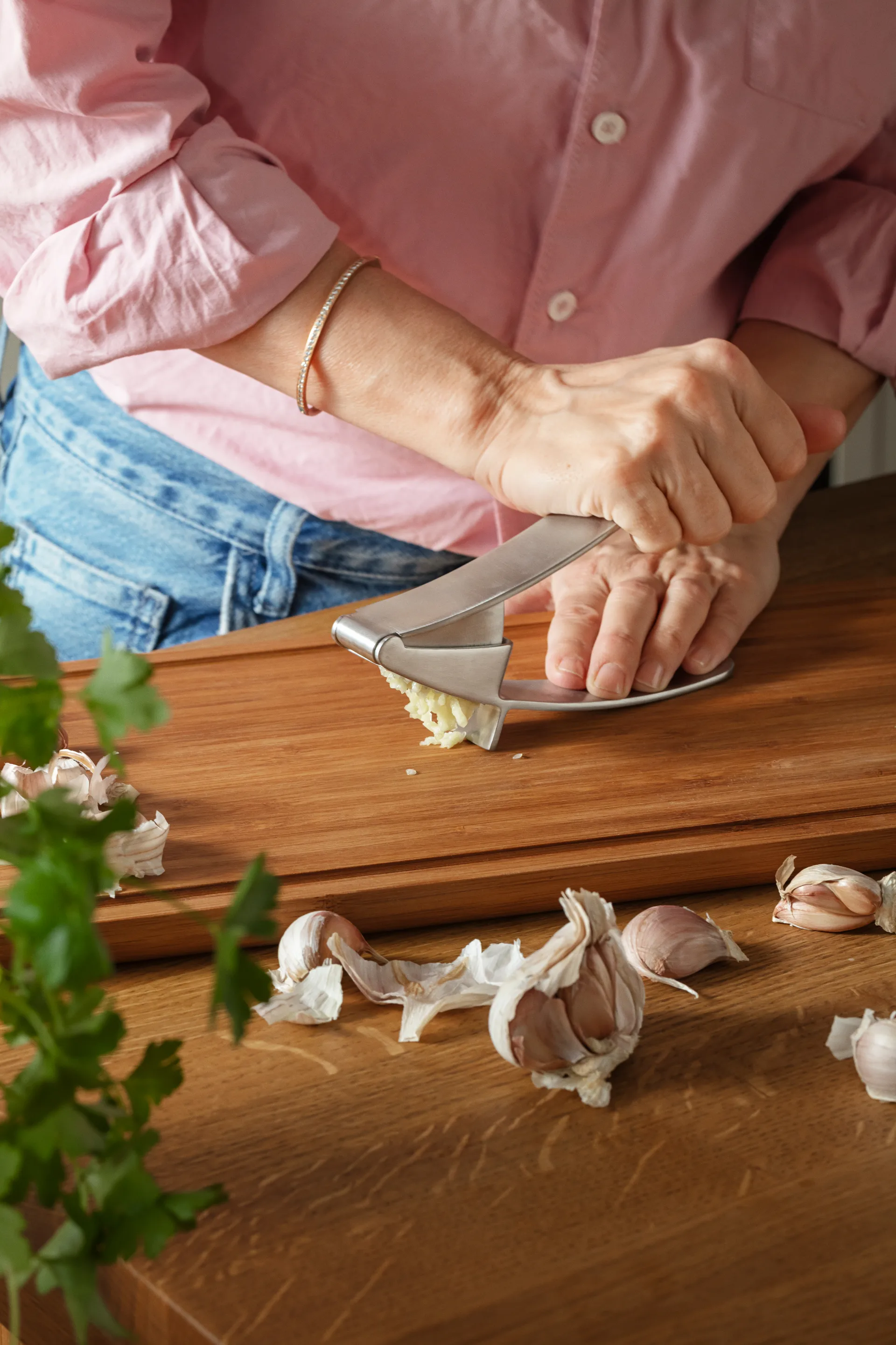 Eva Solo garlic press, Brushed steel Eva Solo