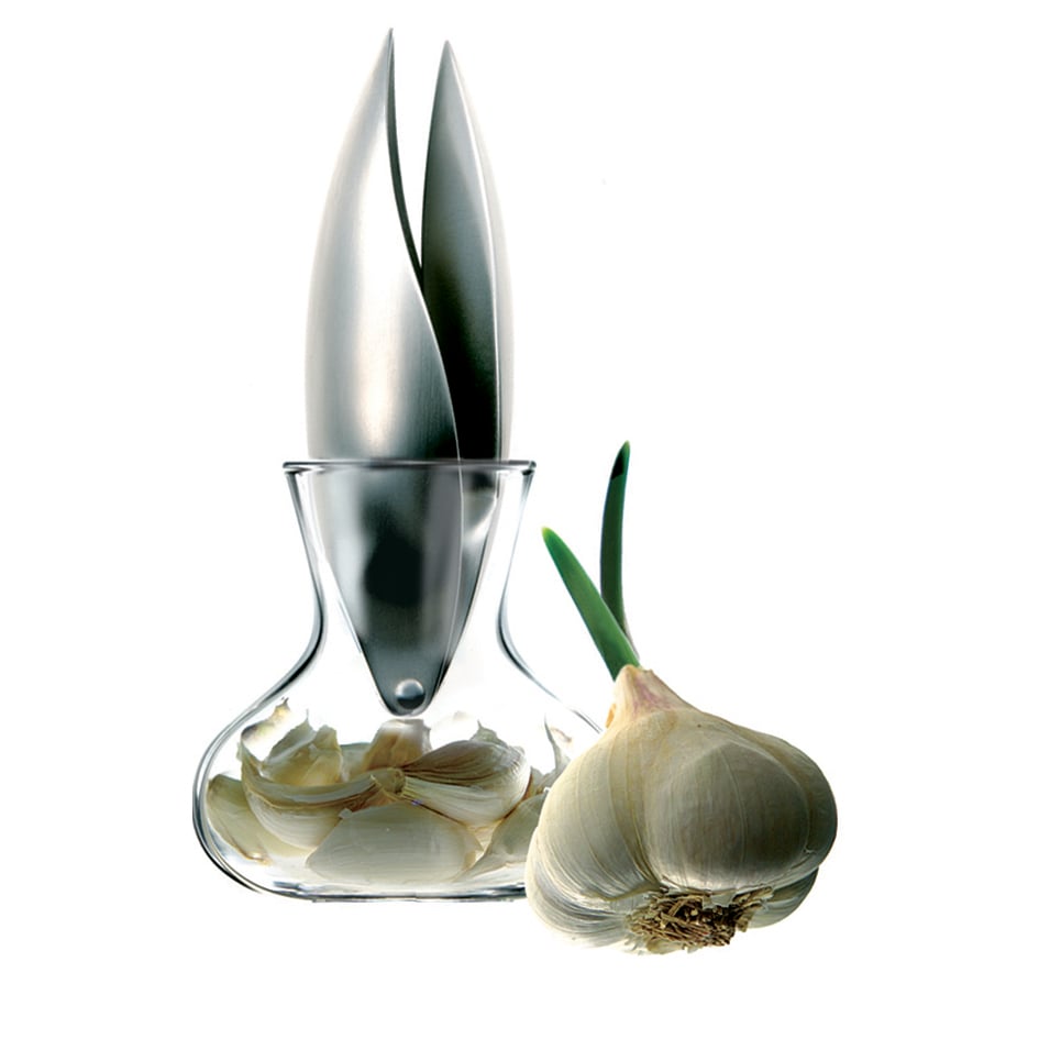 Eva Solo garlic press glass-stainless steel | Scandinavian Design | Mashers & ricers | Silver-coloured