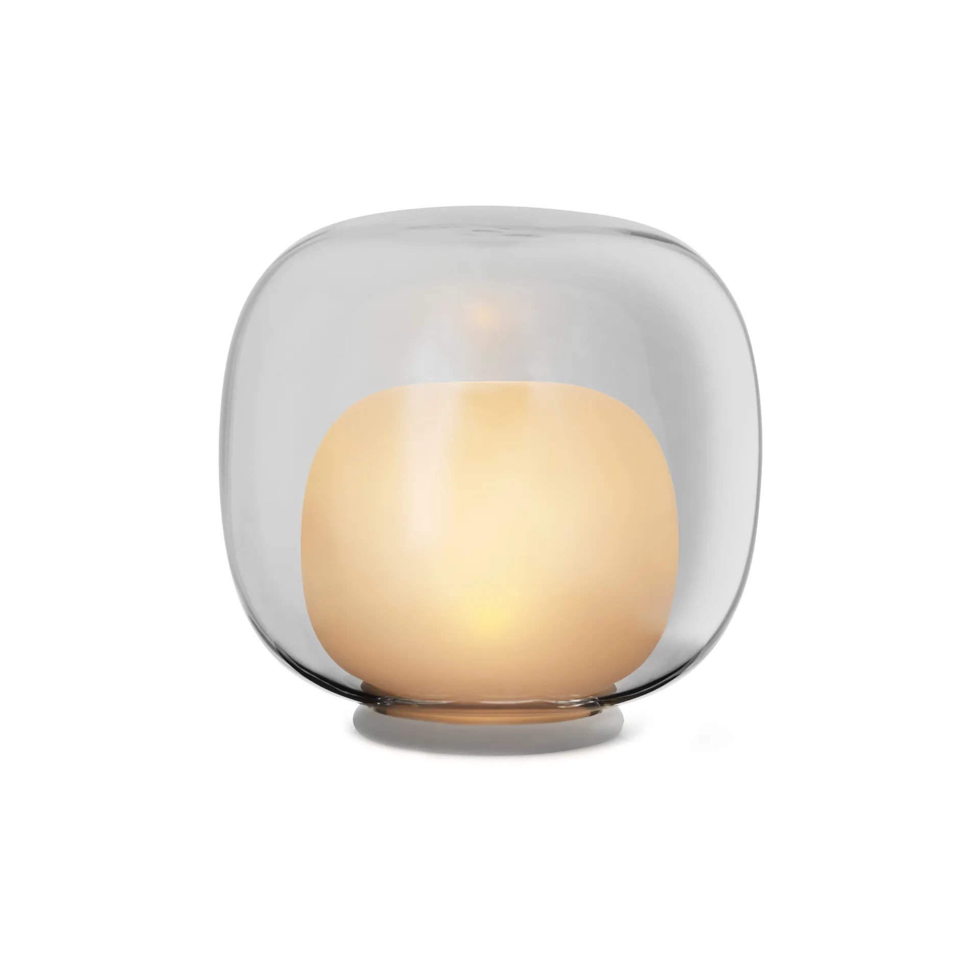Eva Solo lantern LED Ø12 cm, Smoke coloured glass Eva Solo