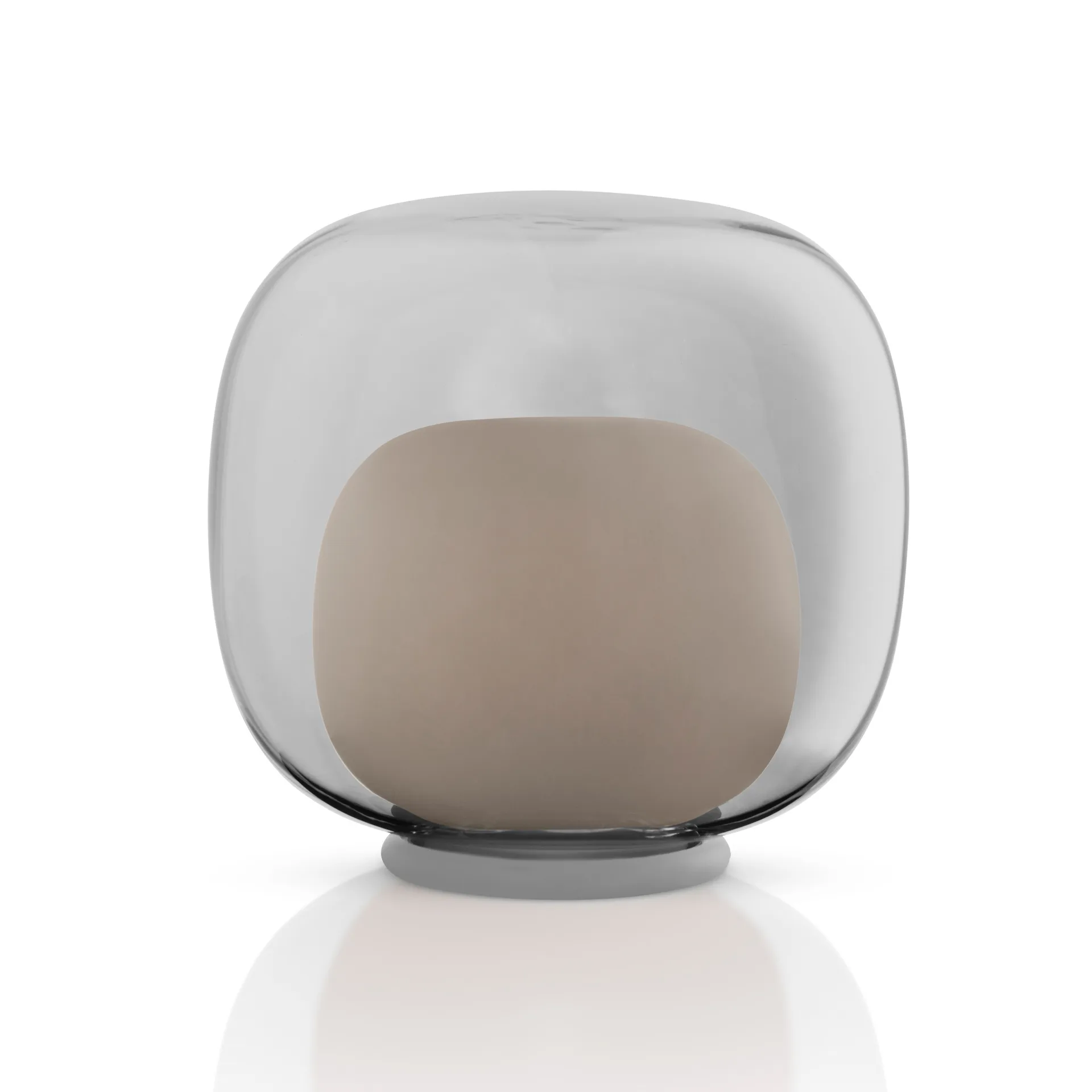 Eva Solo lantern LED Ø12 cm, Smoke coloured glass Eva Solo
