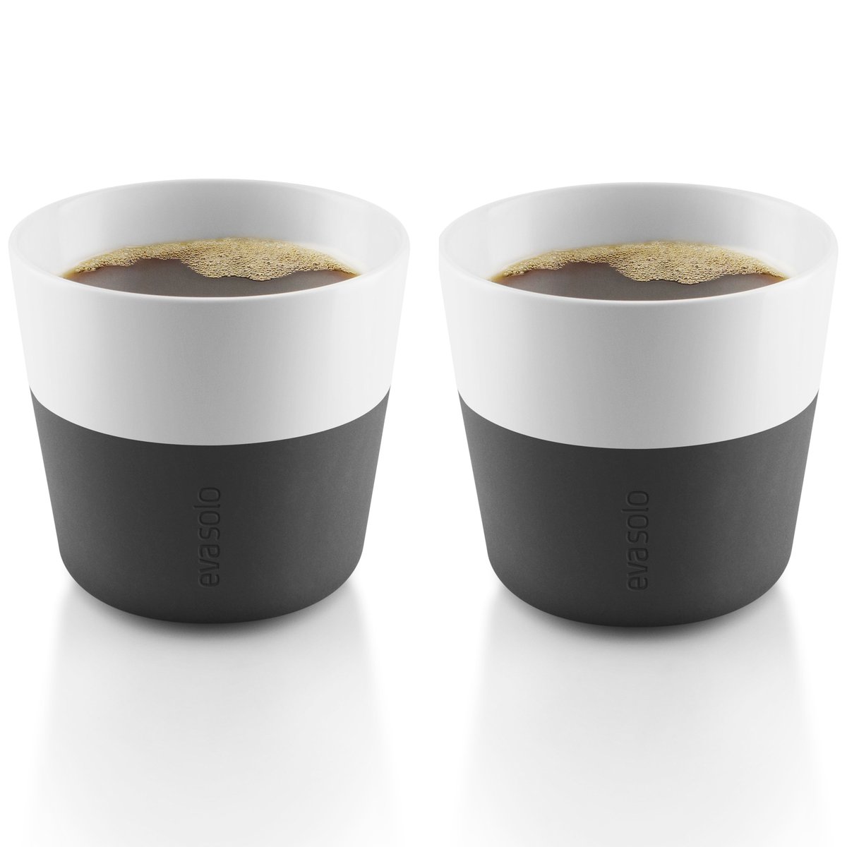 Eva Solo lungo mug 2 pack Black | Scandinavian Design | Coffee cups | Grey