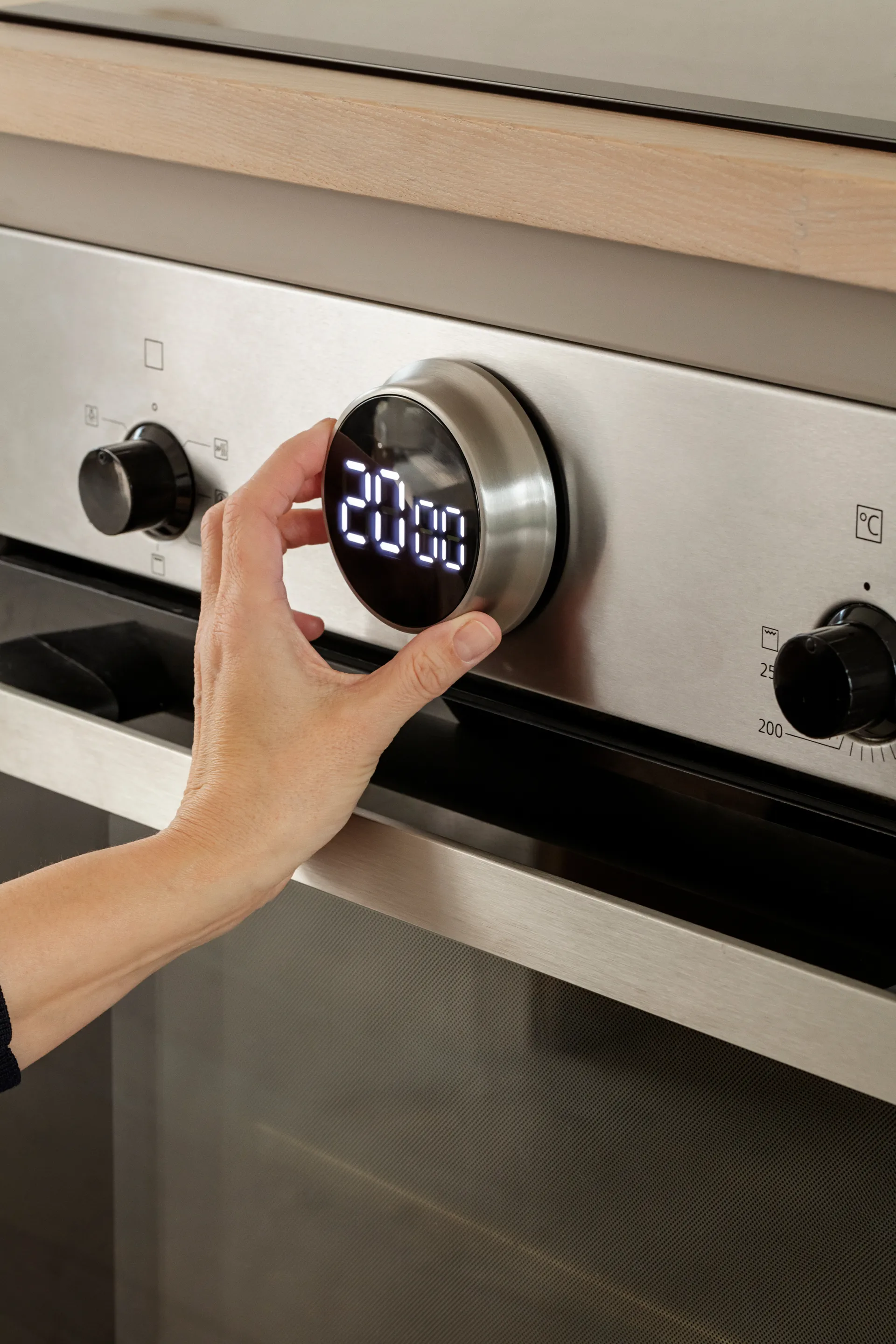 Eva Solo magnetic timer, Brushed steel Eva Solo