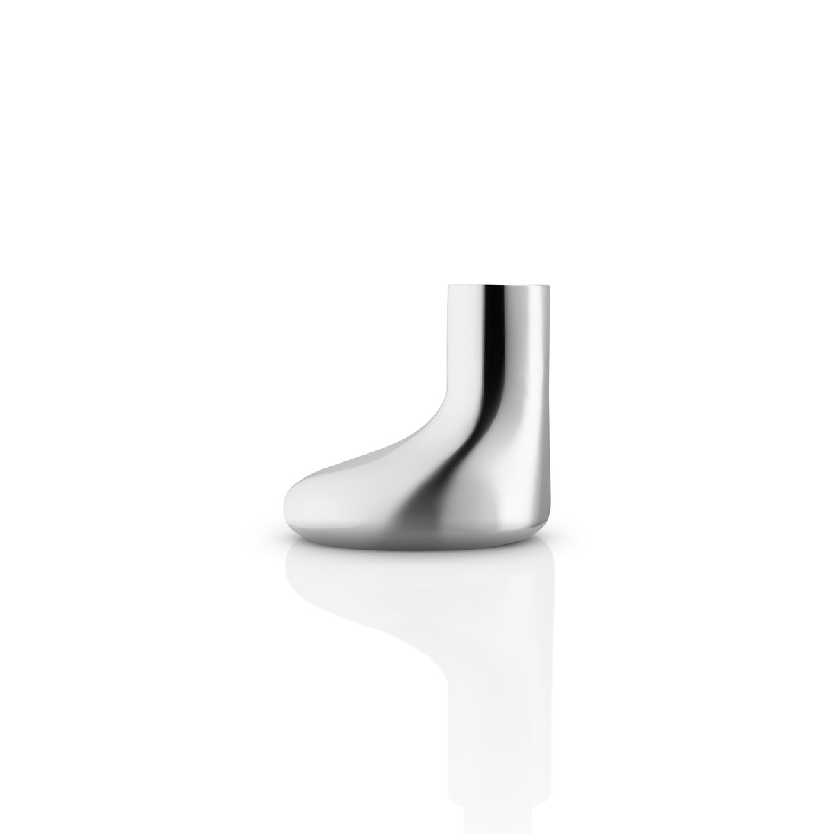 Eva Solo Mellow Candle Holder 8 cm Silver | Scandinavian Design | Candle holders | Silver-coloured