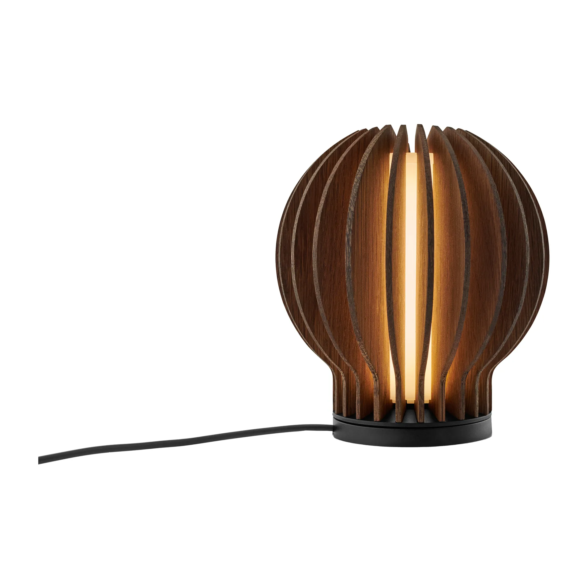 Eva Solo Radiant LED chargable lamp - round, Smoked oak Eva Solo