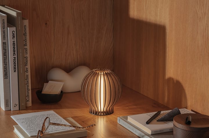 Eva Solo Radiant LED chargable lamp - round - Smoked oak - Eva Solo