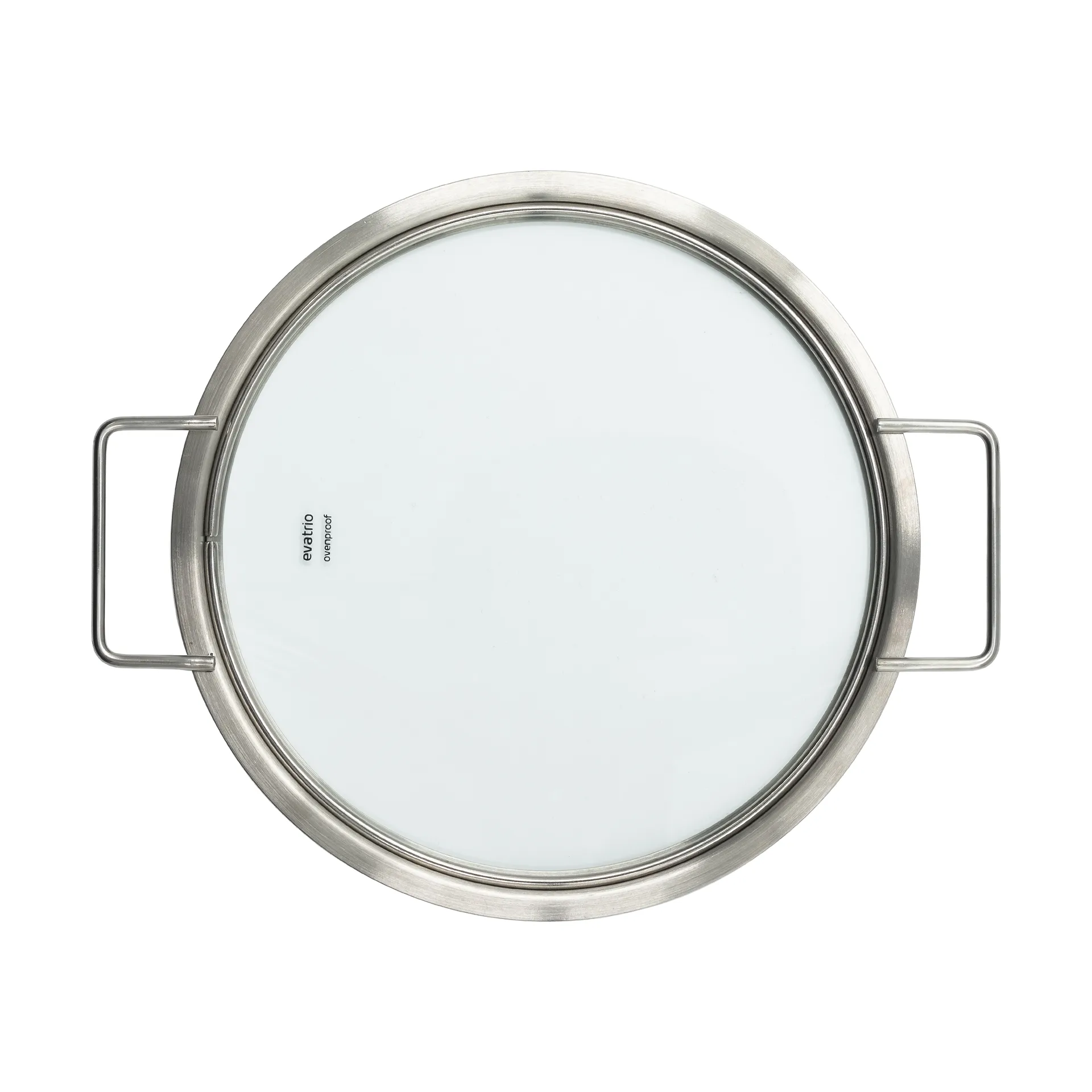 Eva Trio glass lid recycled stainless steel, Ø24 cm Eva Solo