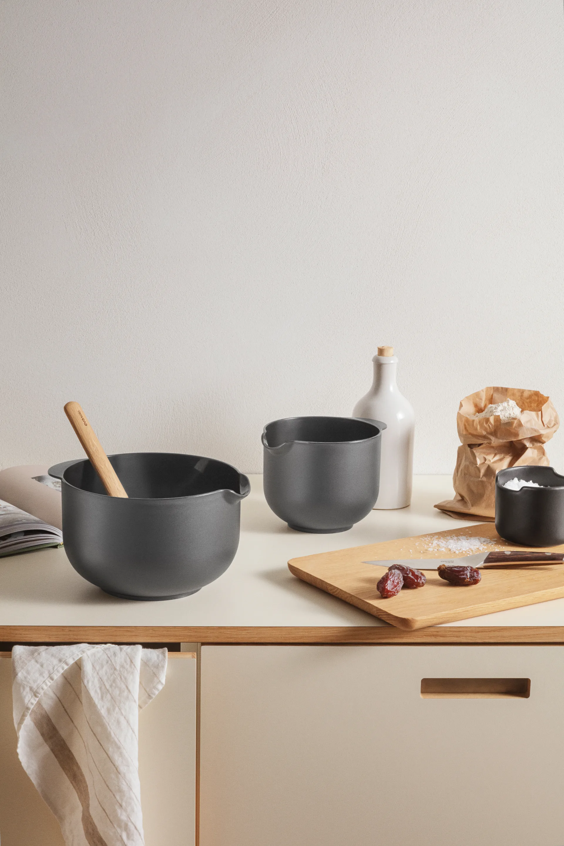 Eva Trio mixing bowl, Grey, 3 pieces Eva Solo