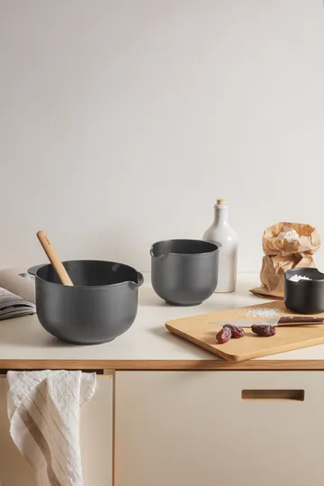 Eva Trio mixing bowl - Grey, 3 pieces - Eva Solo