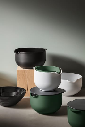 Eva Trio mixing bowls 3 L - Emerald green - Eva Solo