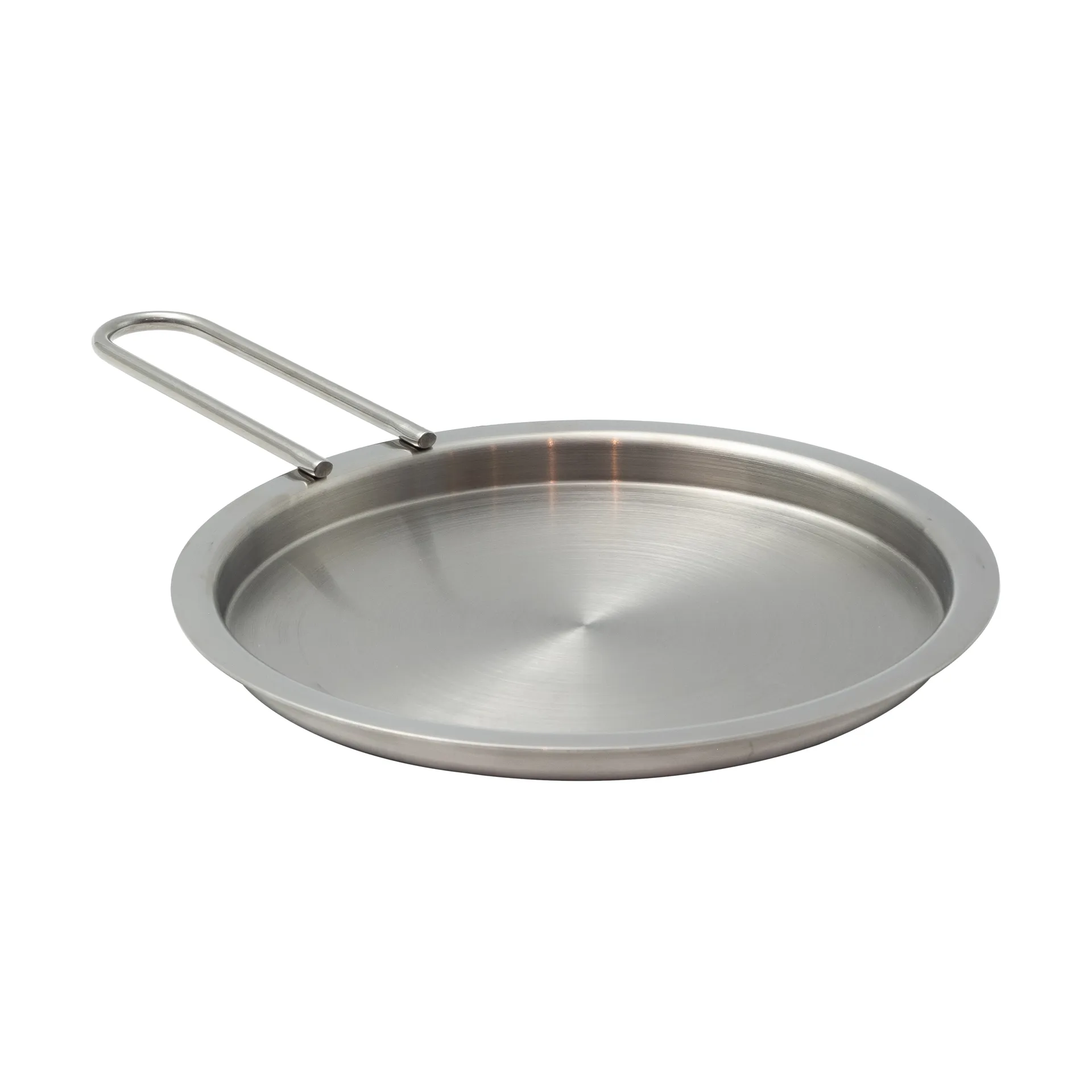 Eva Trio plate cover recycled stainless steel, Ø16 cm Eva Solo