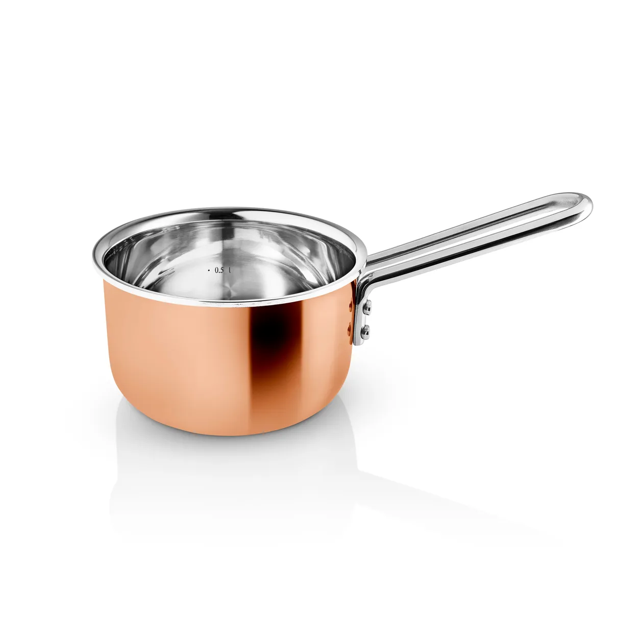Eva Solo Eva Trio saucepan copper 1 L | Scandinavian Design | Saucepans | Brown