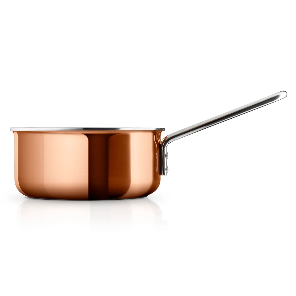 Eva Solo Eva Trio saucepan copper 1.5 l | Scandinavian Design | Saucepans | Gold-coloured