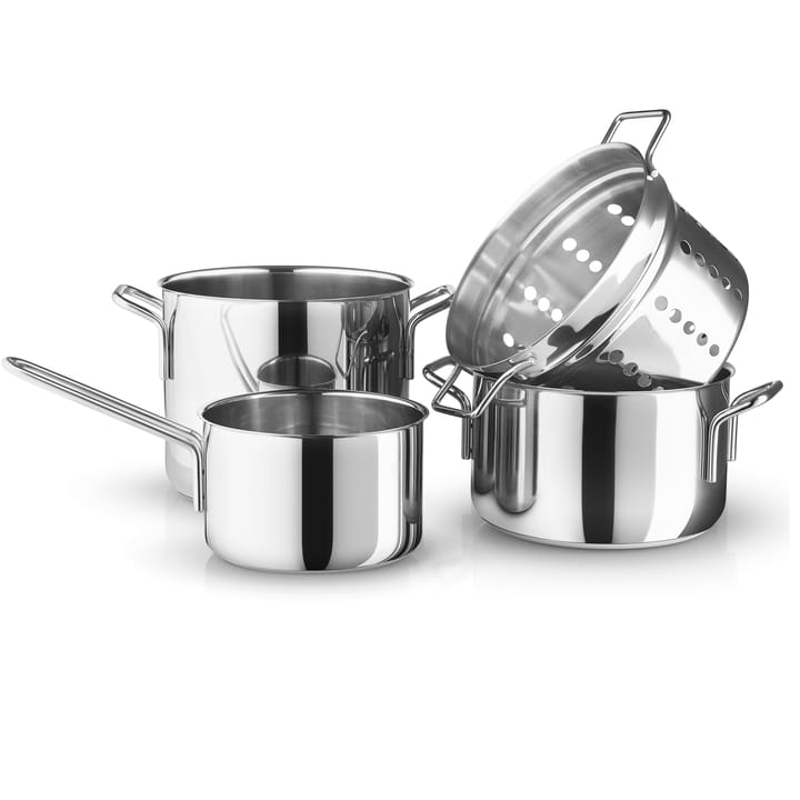 Eva Trio stainless steel collection box - 4-pack - Eva Solo