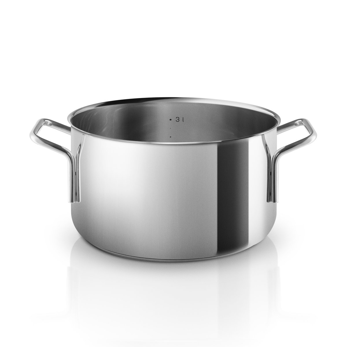 Eva Solo Eva Trio Stainless Steel pot 3.6 L | Scandinavian Design | Cooking pots & Casserole dishes | Silver-coloured