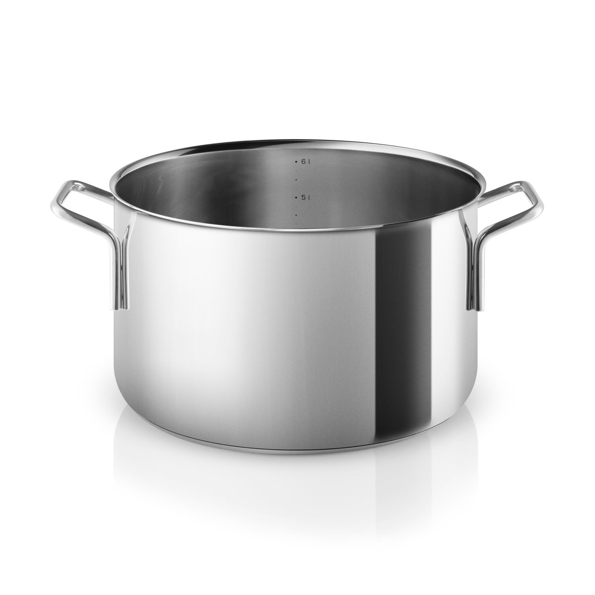 Eva Solo Eva Trio Stainless Steel pot 6.5 L | Scandinavian Design | Cooking pots & Casserole dishes | Silver-coloured