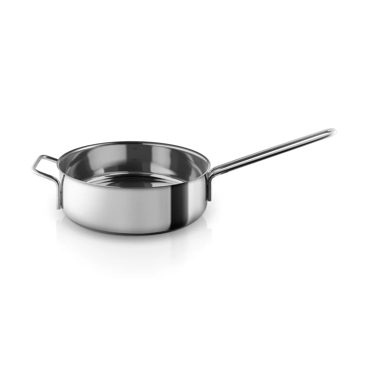 Eva Solo Eva Trio Stainless Steel sauté pan 24 cm | Scandinavian Design | Saucier & sauté pans | Silver-coloured