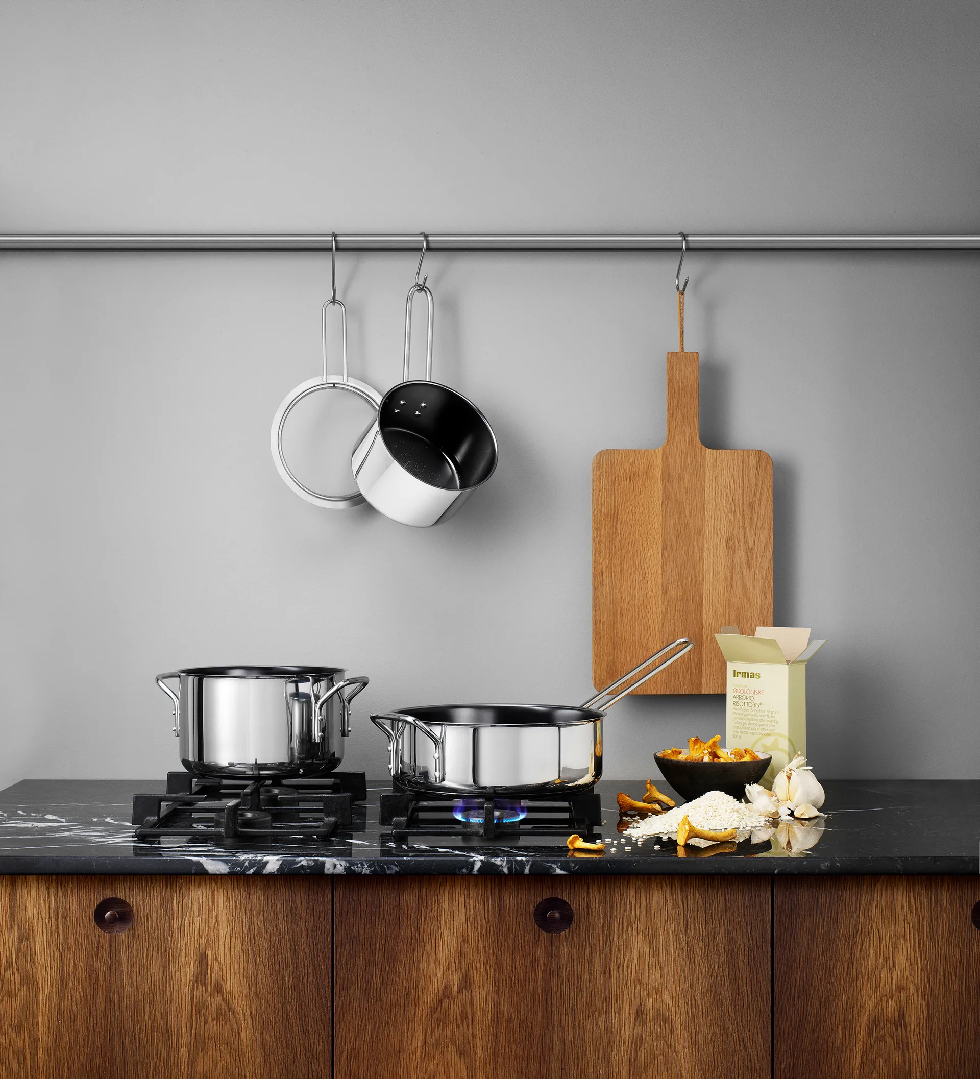 Eva Trio Stainless Steel Slip-Let ceramic sauté pan, 24 cm Eva Solo