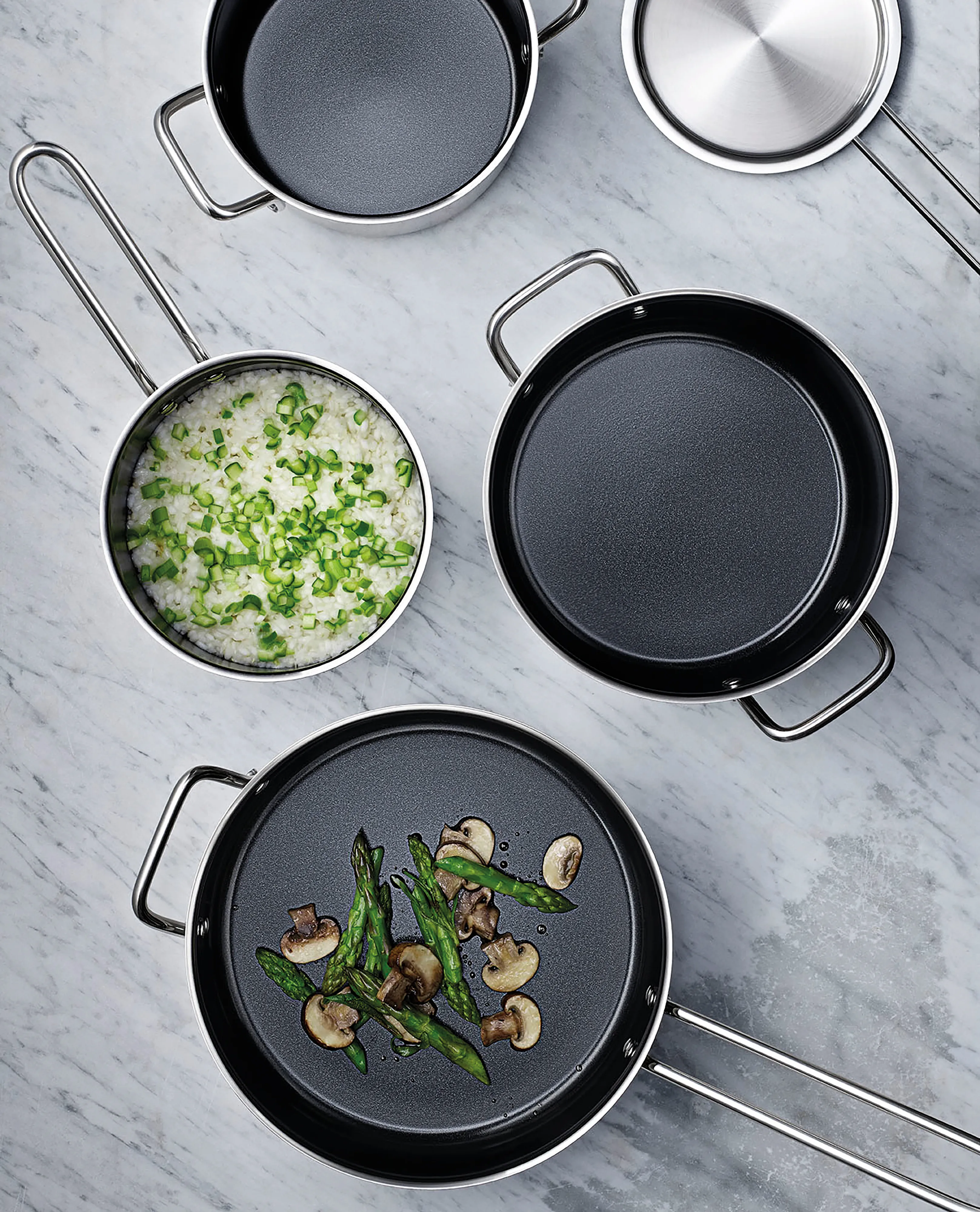 Eva Trio White Line Sauté Pan - Thumbnail 3