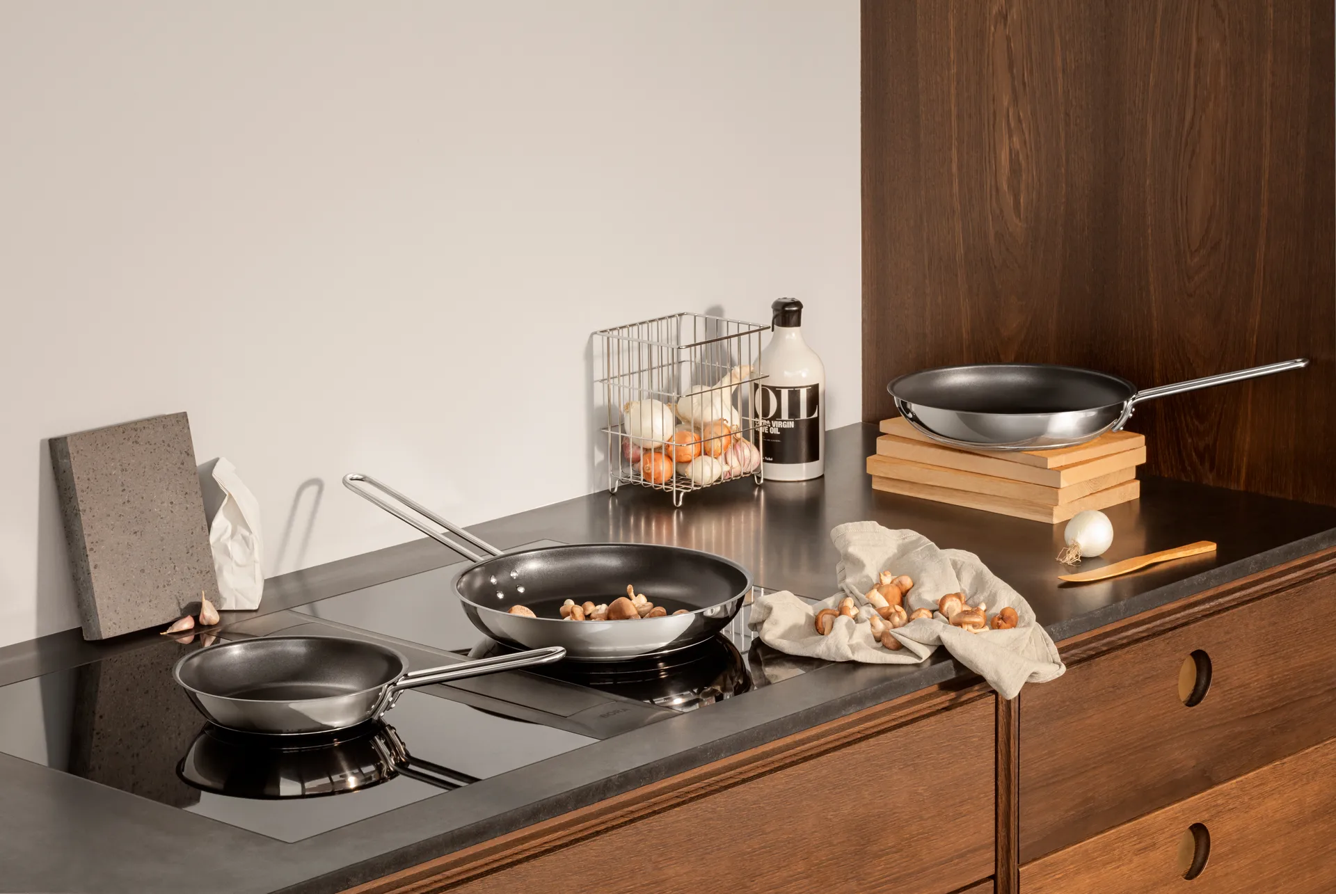 Eva Trio Stainless Steel Slip-Let frying pan, 20 cm Eva Solo