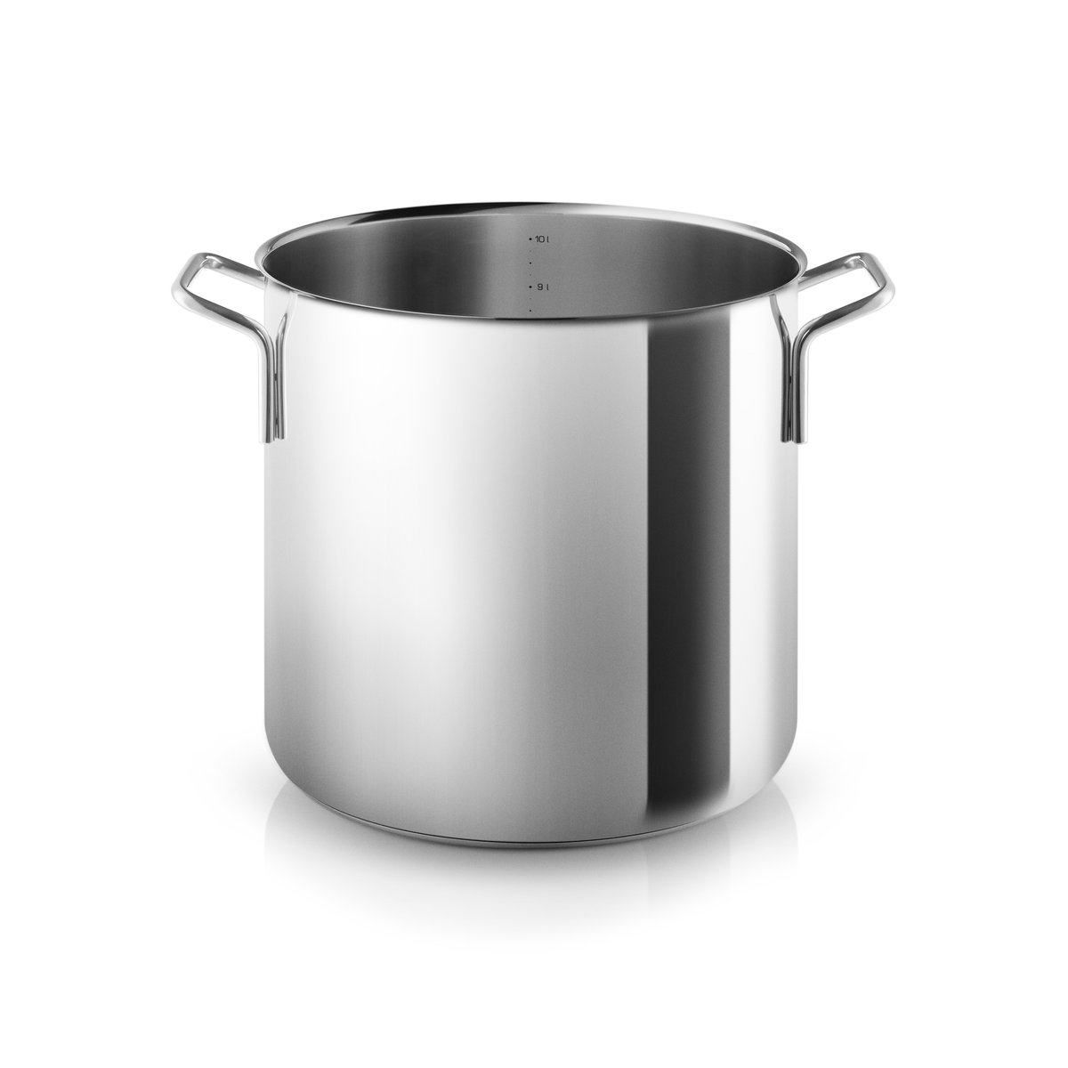 Eva Solo Eva Trio Stainless Steel Soup Pot 10 L | Scandinavian Design | Cooking pots & Casserole dishes | Silver-coloured