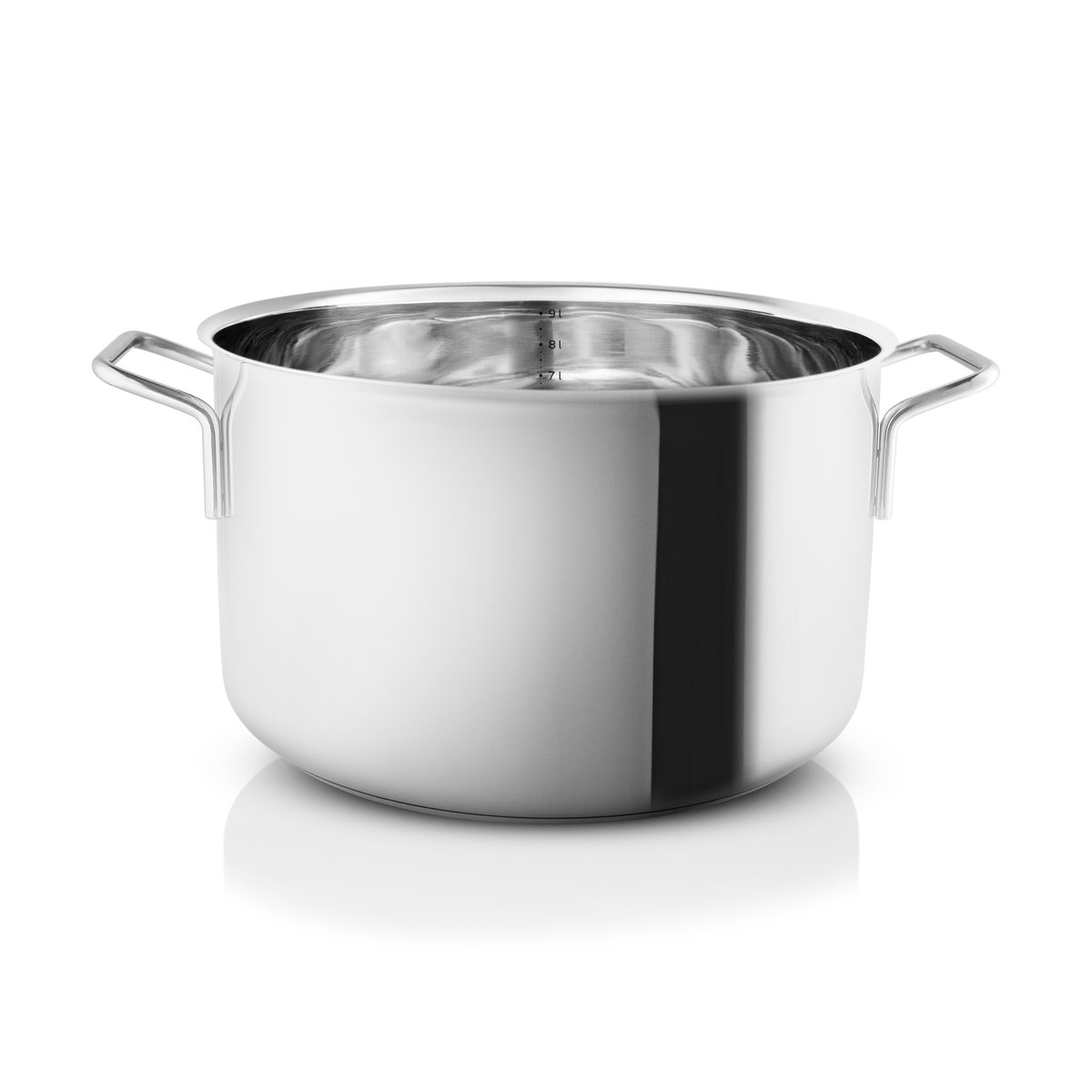Eva Solo Eva Trio Stainless Steel Soup Pot 9 L | Scandinavian Design | Cooking pots & Casserole dishes | Silver-coloured