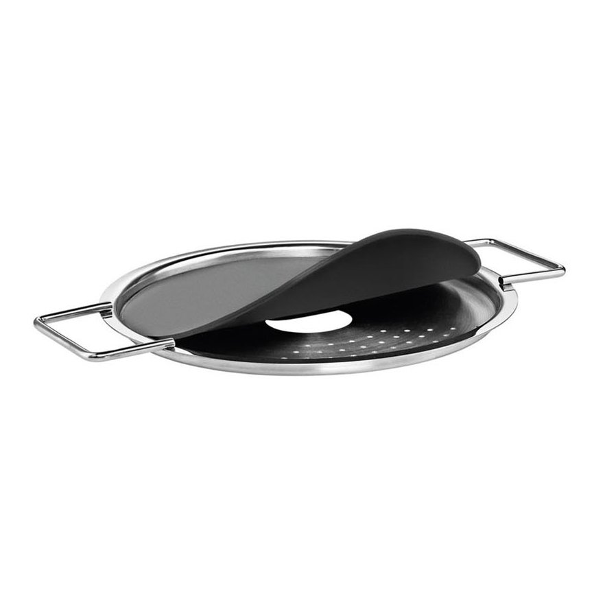 Eva Solo Eva Trio strainer lid 16 cm | Scandinavian Design | Lids & accessories | Silver-coloured