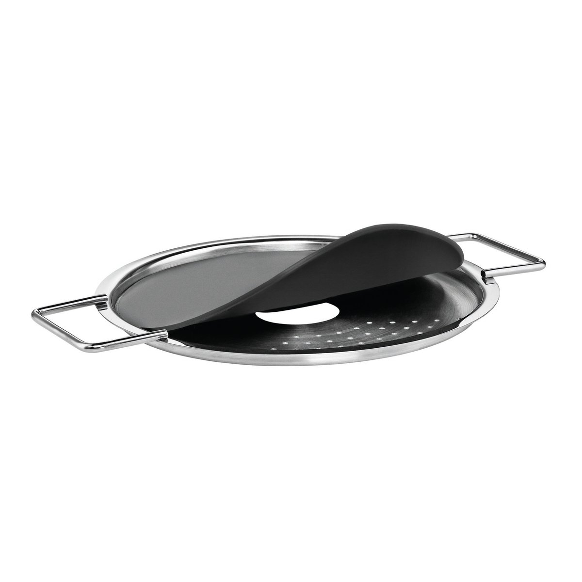 Eva Solo Eva Trio strainer lid 24 cm | Scandinavian Design | Lids & accessories | Silver-coloured
