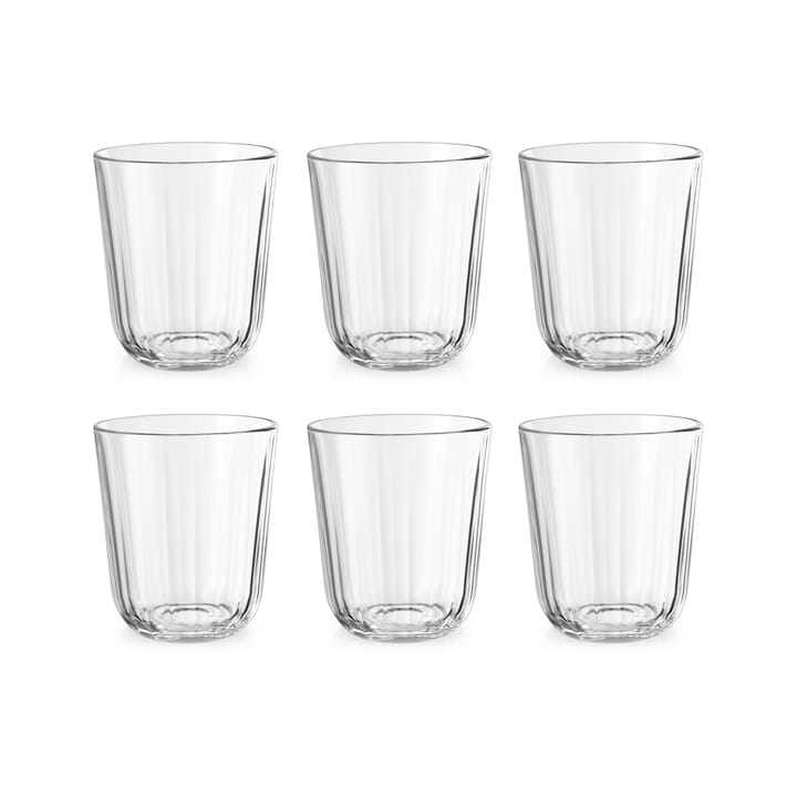 Facet drinking glass 27 cl 6-pack - Clear - Eva Solo