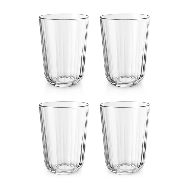Facet drinking glass 34 cl 4-pack - Clear - Eva Solo