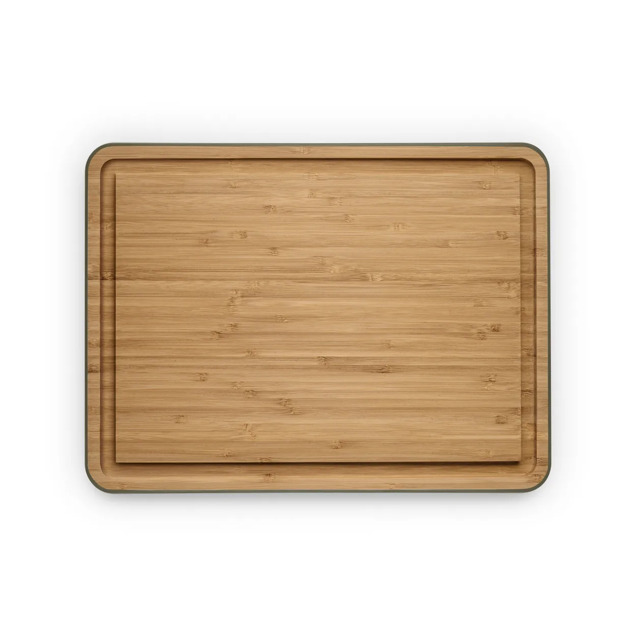 Eva Solo Green tool bamboo cutting board with groove 39x28 cm