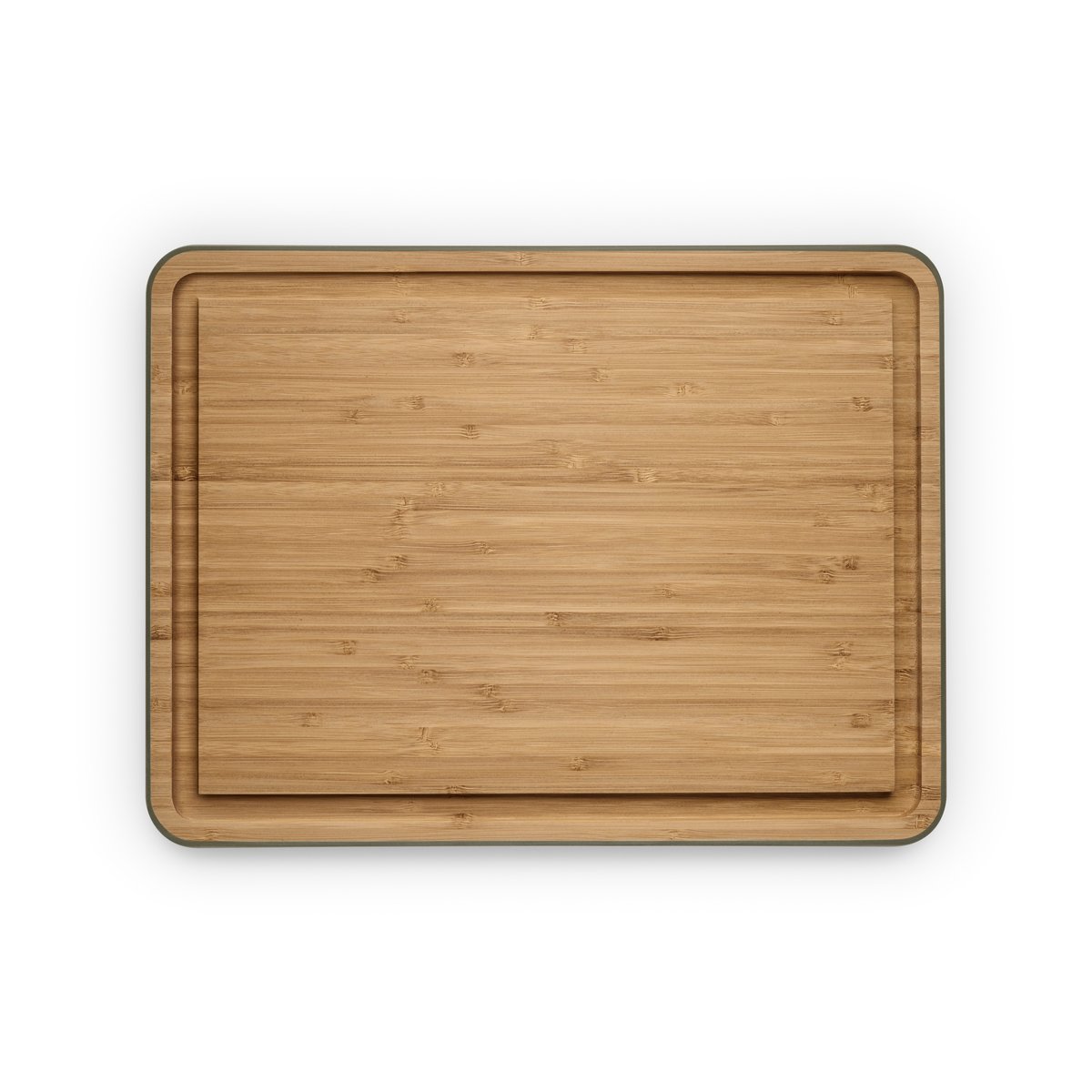 Eva Solo Green tool bamboo cutting board with groove 39x28 cm