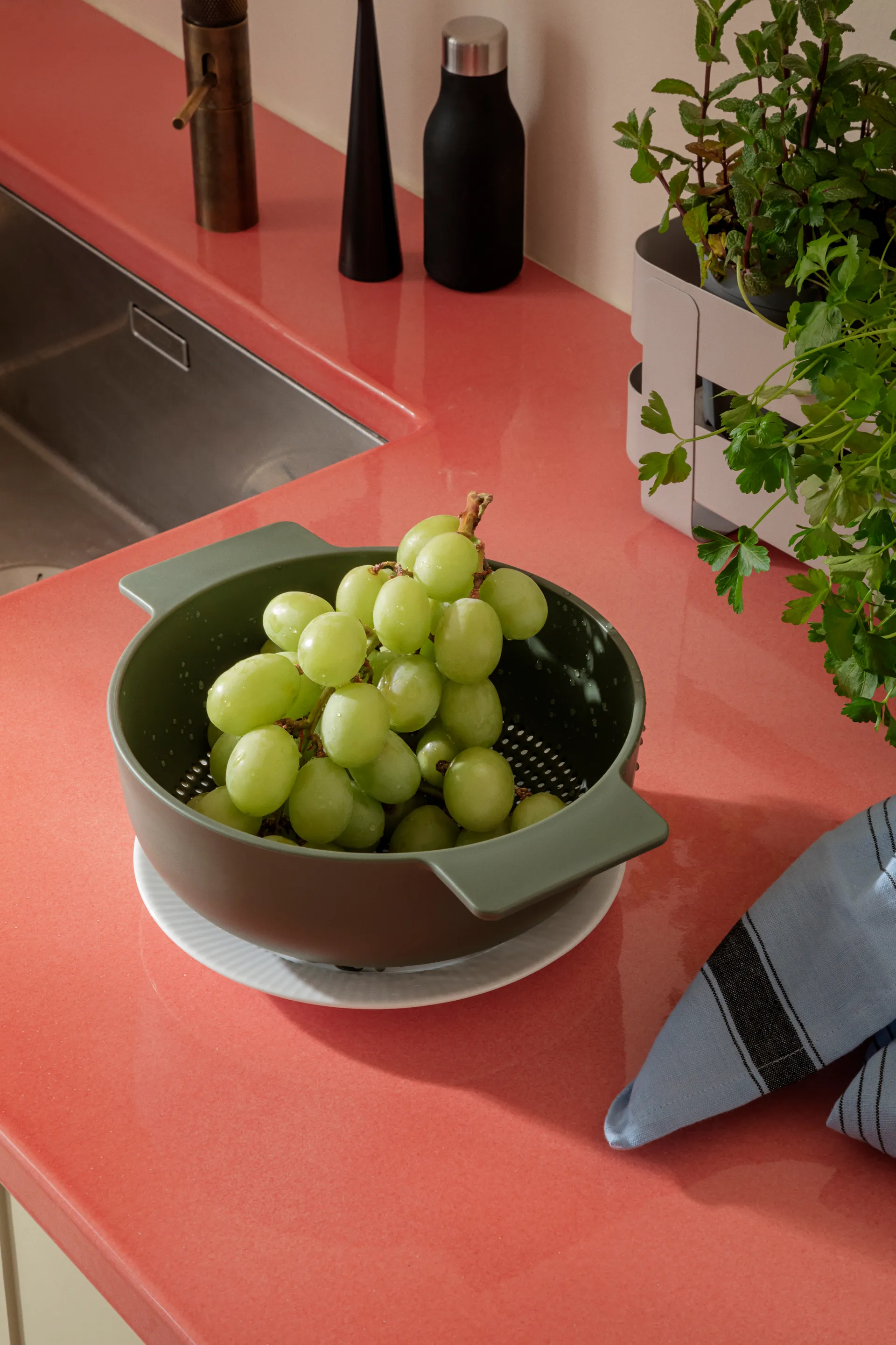 Green tools colander, Green Eva Solo